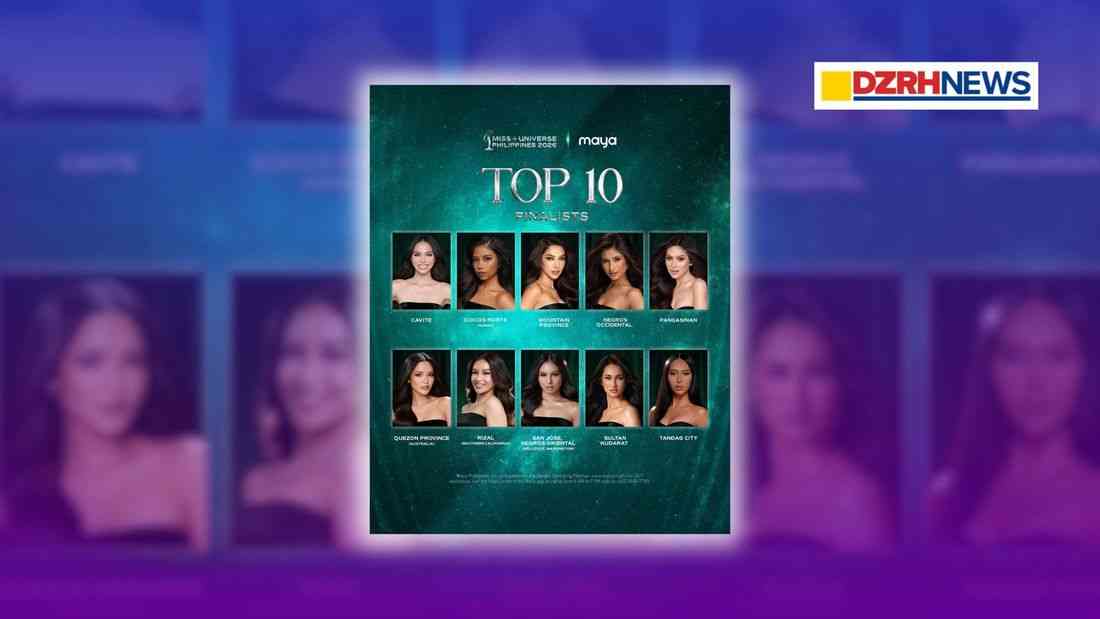Miss Universe PH 2026 reveals first 10 semifinalist through fan voting