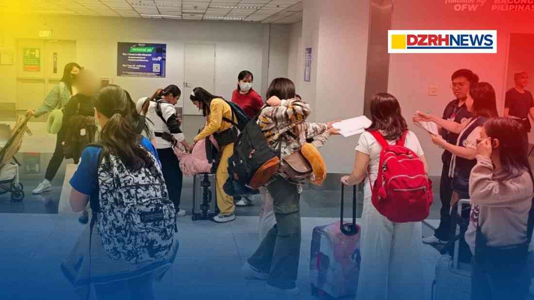 13 OFWs safely repatriated from Israel to the Philippines