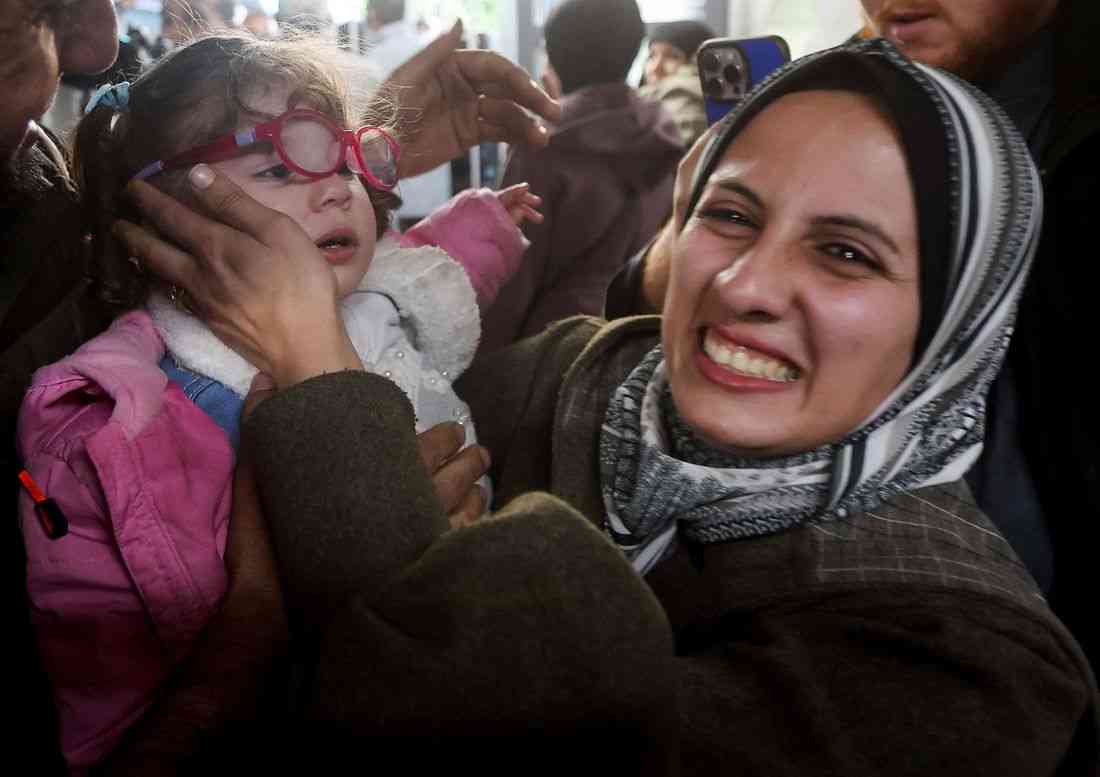 Babies evacuated from Gaza two years ago returned to their overjoyed parents