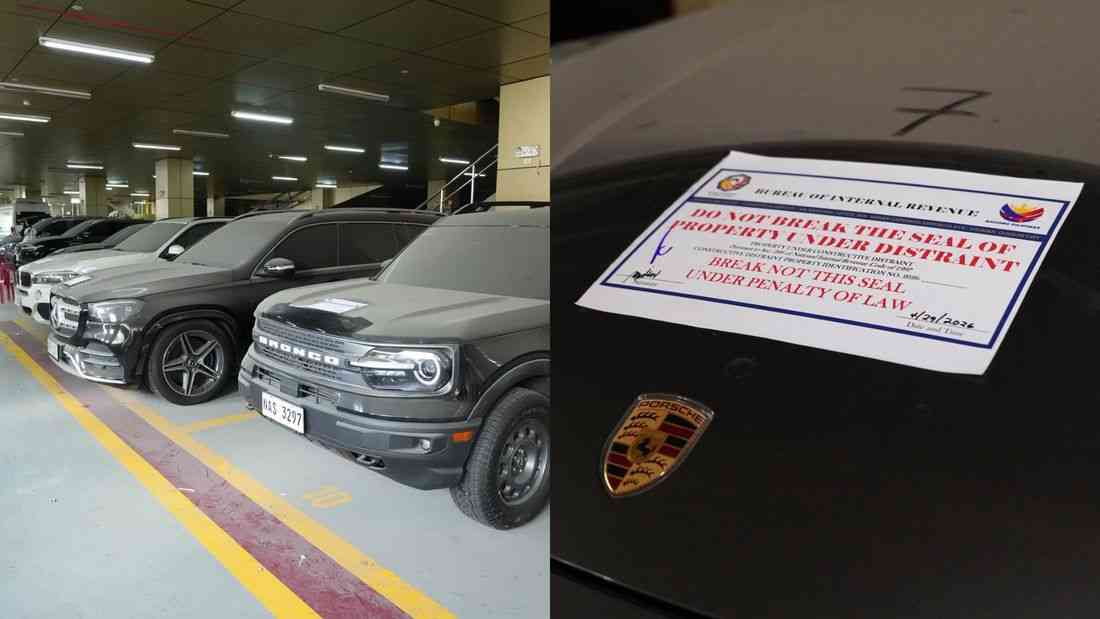 BIR secures 19 vehicles over alleged tax liabilities in Discaya cases