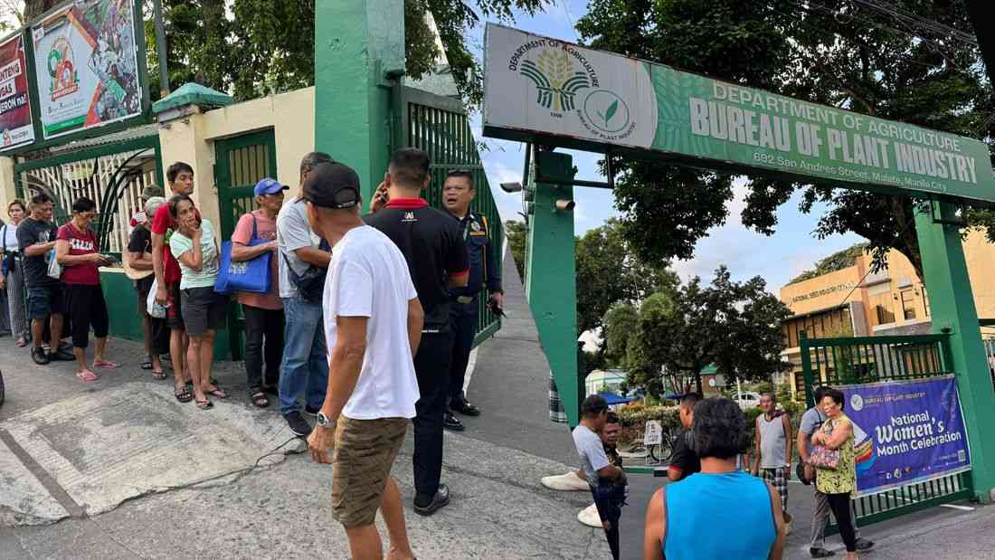 Manila residents queue before dawn for ₱20-per-kilo rice sale