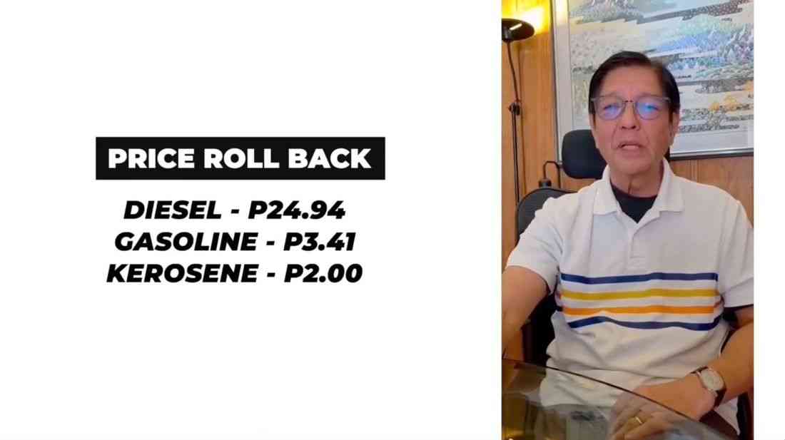 Marcos announces bigger fuel price rollback next week, urges oil companies to fully implement cuts