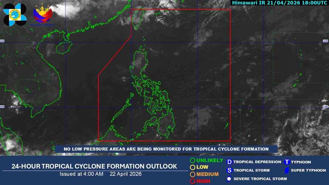 Easterlies bring cloudy skies, rains across most parts of PH