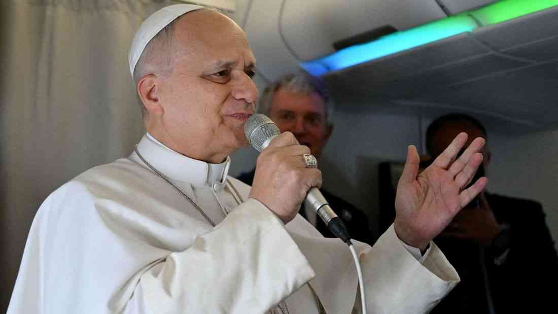 Pope says he will continue to speak out against war after Trump attack