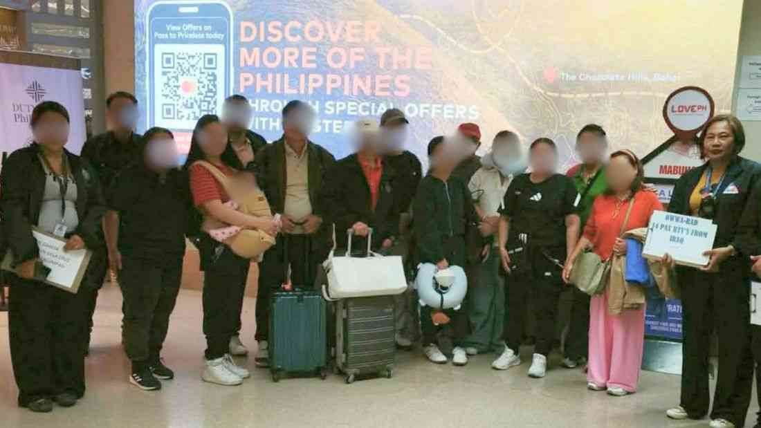 13 OFWs, 1 infant from Iraq safely return to PH — DMW