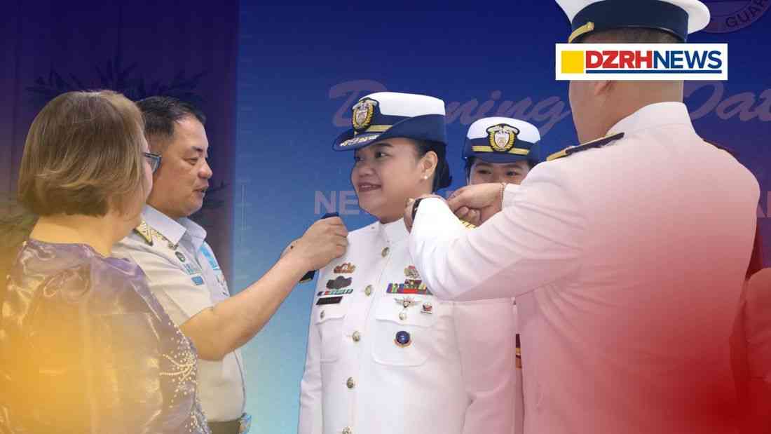 PCG Spokesperson Cayabyab takes oath as Commodore, makes history