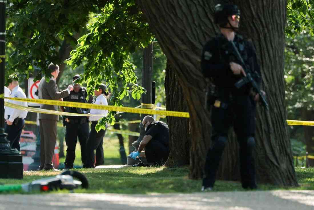 Secret Service says it exchanged gunfire with armed suspect near White House