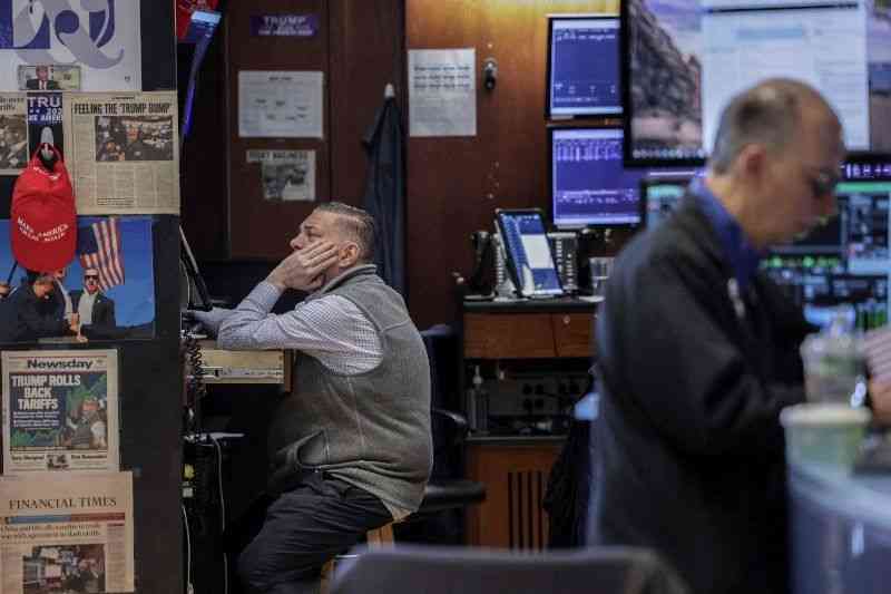 Global shares stumble while bond yields climb on inflation worries