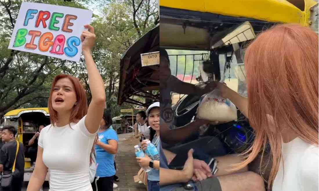 Maris Racal celebrates 12 years in showbiz by giving ‘free bigas’ to jeepney drivers