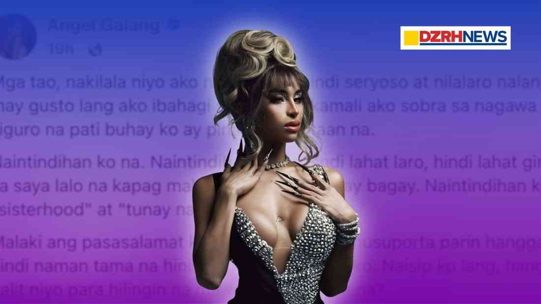 Drag queen Angel Galang issues emotional statement after backlash over Miss Universe PH remarks