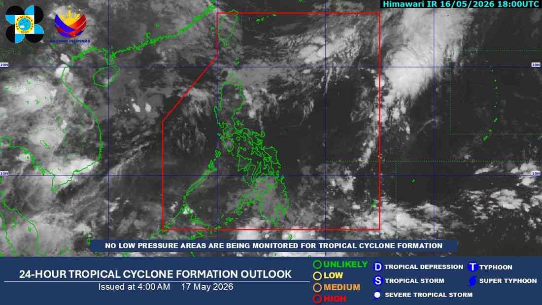 Frontal system brings rain to extreme Northern Luzon; PAGASA warns of dangerous heat index