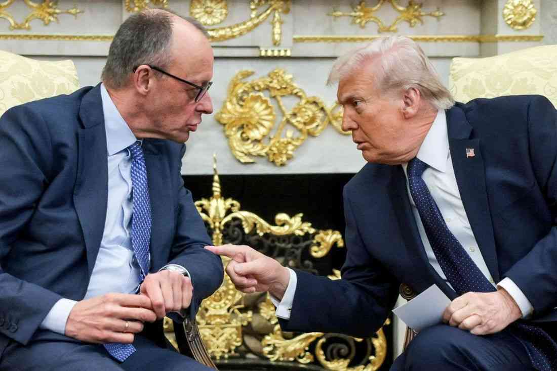 Trump again criticizes Germany's Merz, tells him to stop interfering over Iran