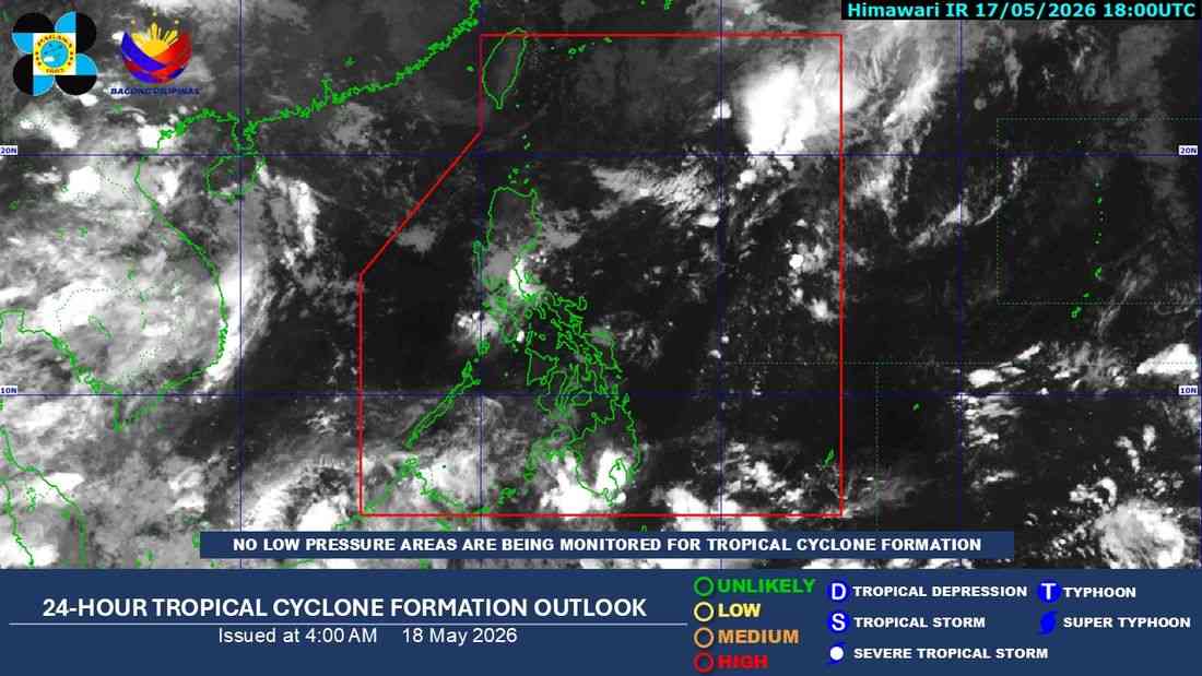 ITCZ brings rains over parts of Mindanao; heat index up to 45°C expected — PAGASA