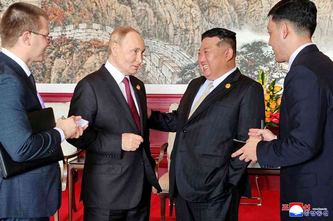 North Korean leader Kim calls ties with Russia top priority in Victory Day message to Putin