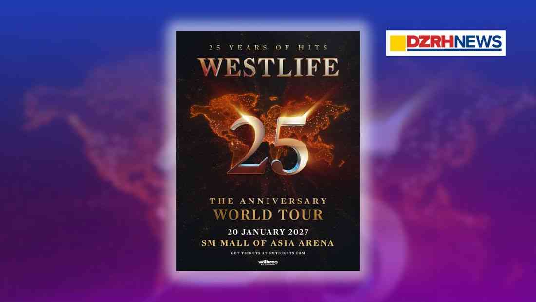 Westlife announces Manila concert for 25th anniversary world tour in 2027
