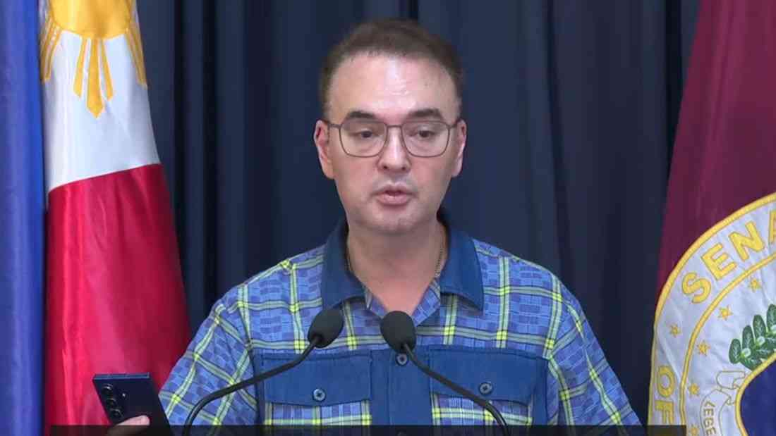 SP Cayetano confirms Sen. Bato left Senate after wife’s text message following shooting incident