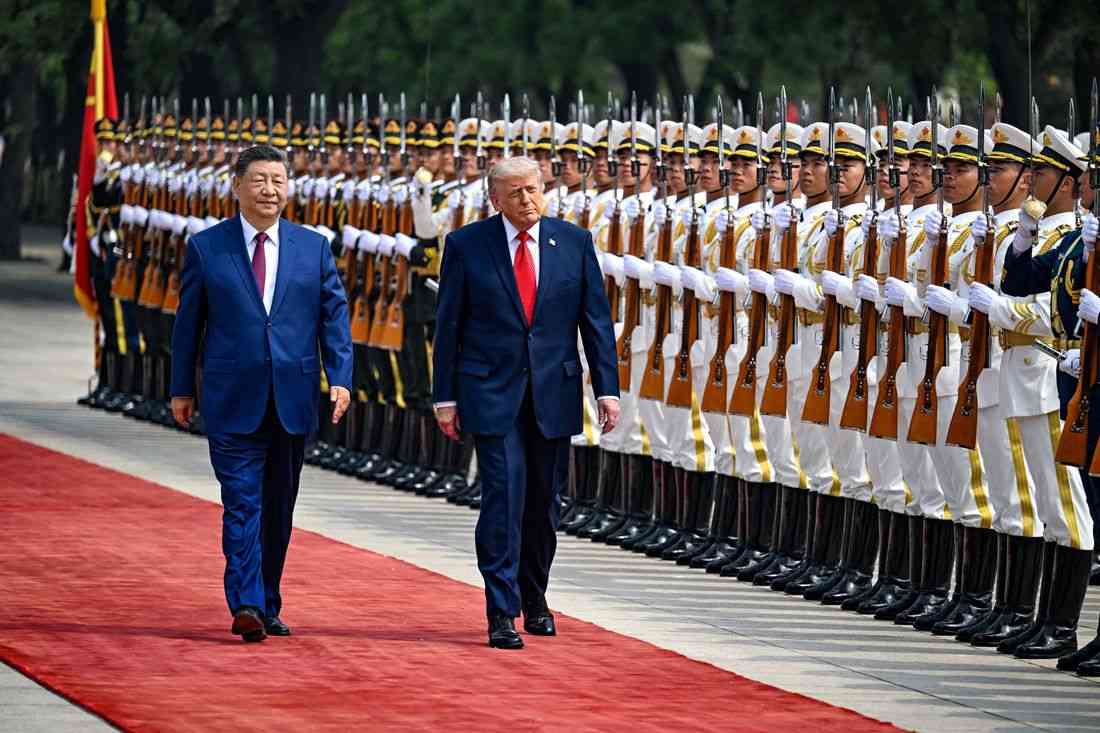 Trump and Xi set for second day of talks after Taiwan warning
