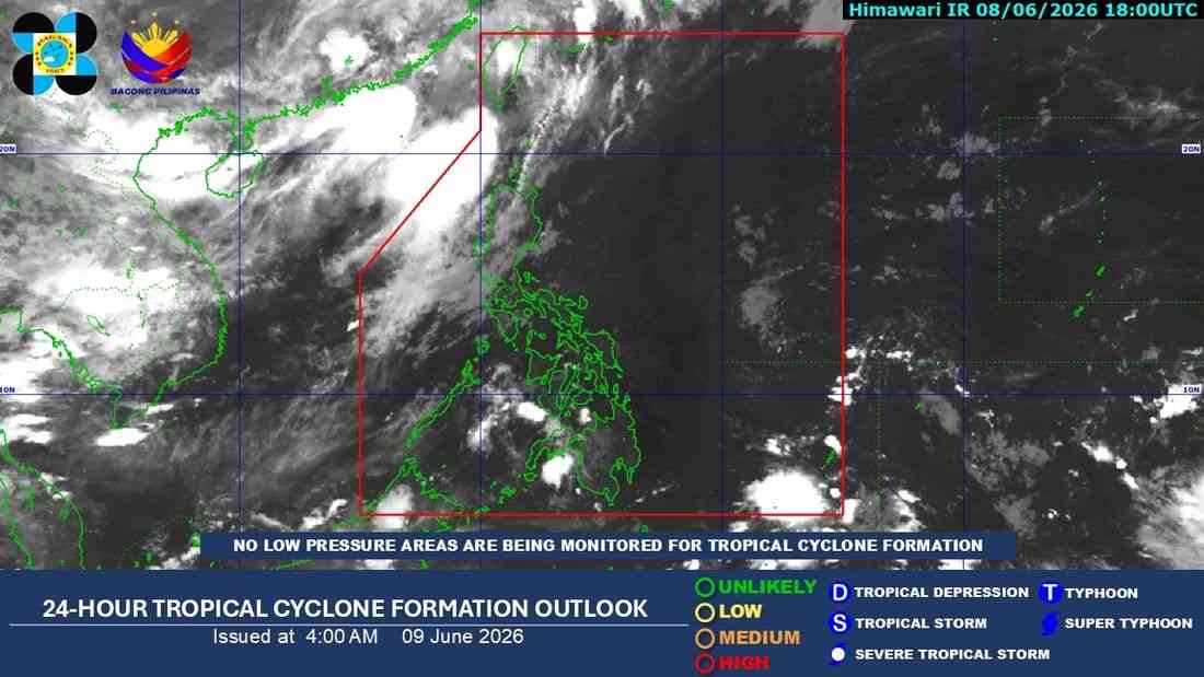 Habagat brings rain to Western Luzon; No LPA being monitored — PAGASA
