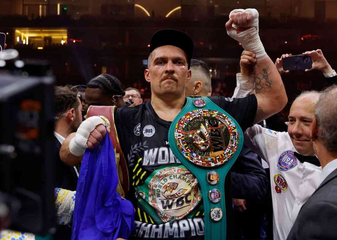 Boxing-Usyk vacates titles before 'last dance'
