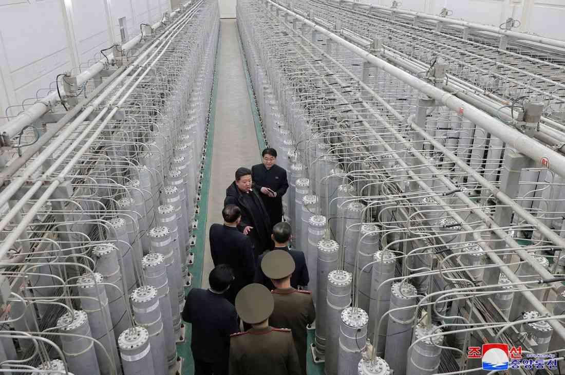 North Korea's Kim calls for 'exponential' nuclear expansion after inspecting new plant, KCNA says