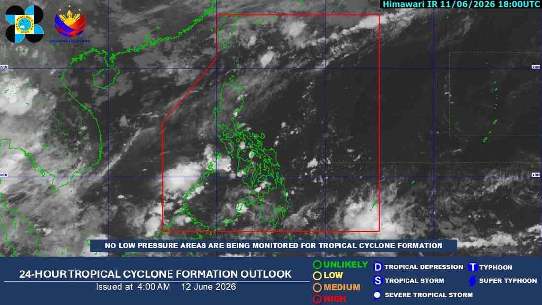 Easterlies bring isolated rains to eastern parts of PH — PAGASA