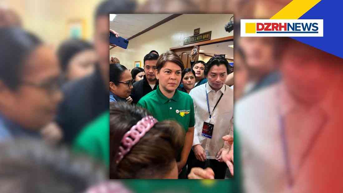 VP Duterte arrives at Senate to meet defense team on day 2 of impeachment trial