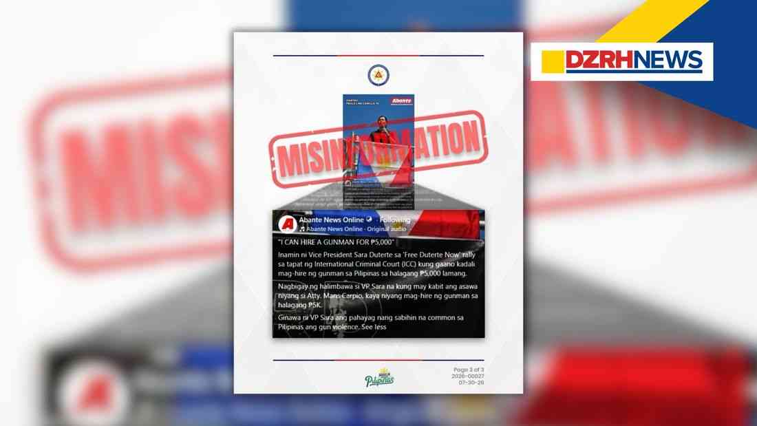 VP Duterte flags ‘misleading’ edited video, calls for context in reporting