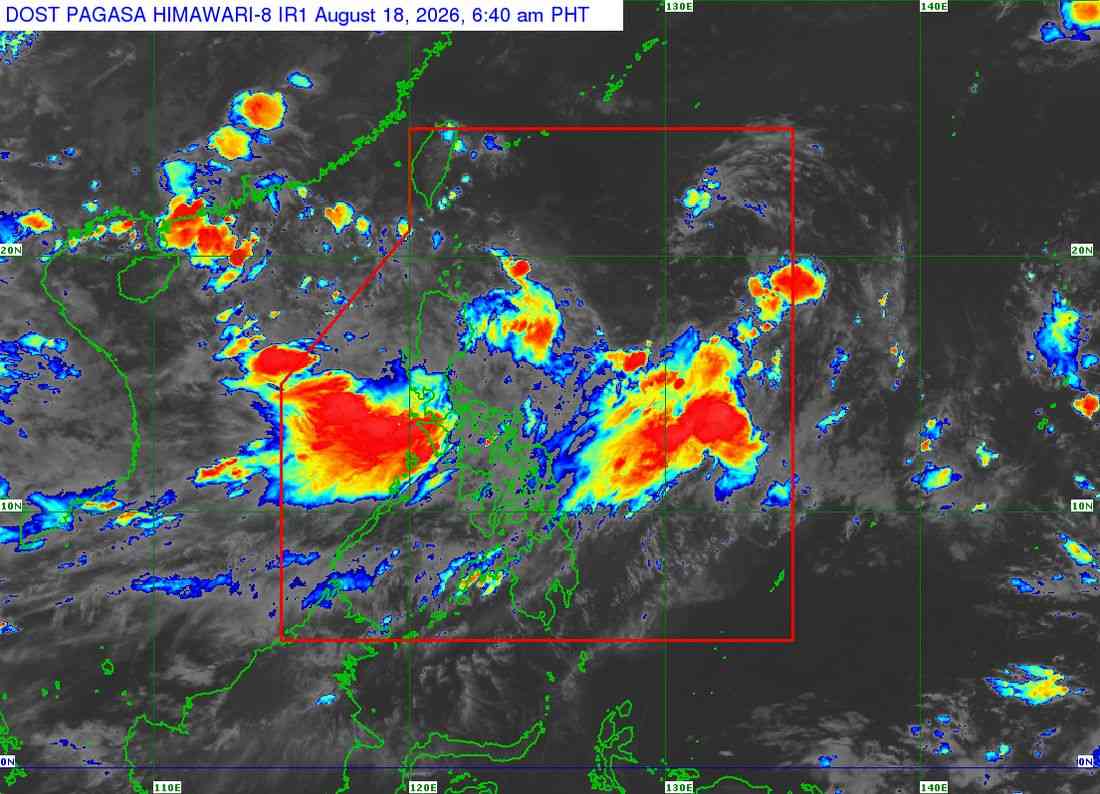 LPA has 'high' chance to develop into tropical depression as 'habagat' persists over Luzon, Visayas – PAGASA