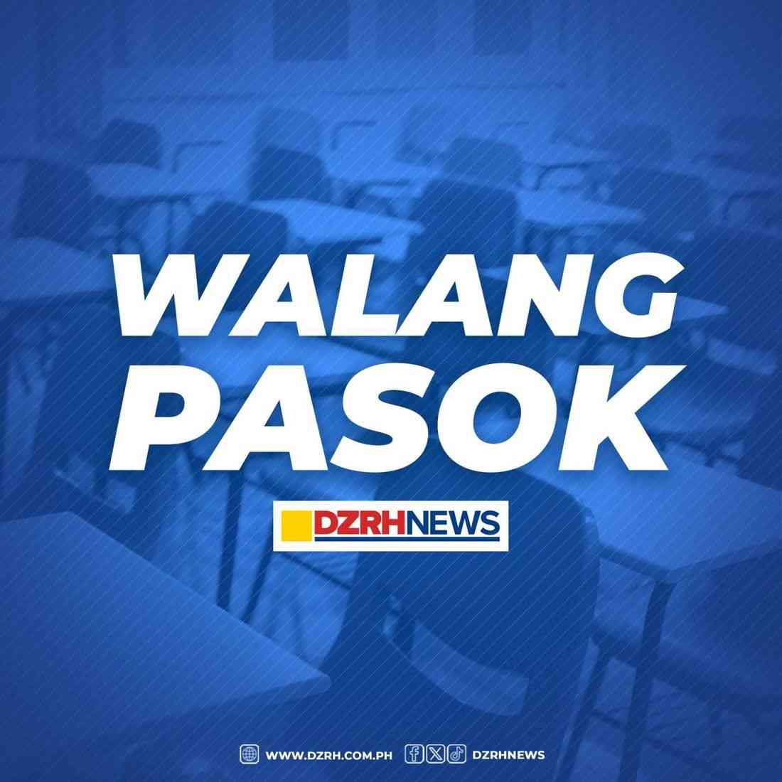 #WalangPasok: Class suspensions for Thursday, Aug. 13, due to habagat