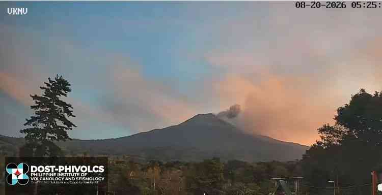 Kanlaon Volcano emits ash on Thursday morning – Phivolcs