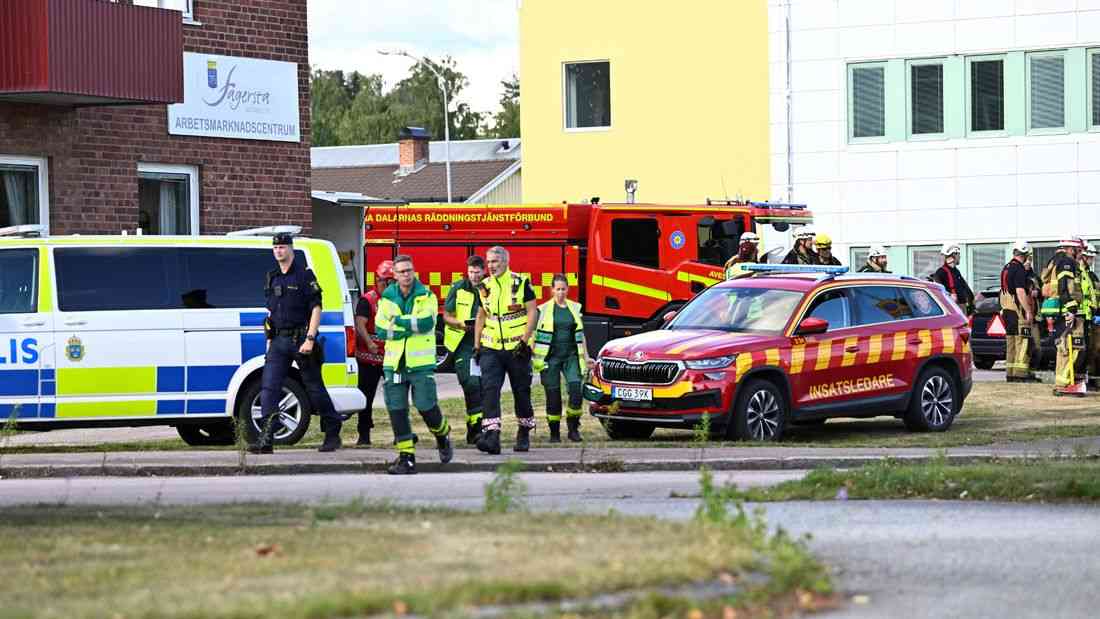 One killed, three injured when man attacks Swedish school with sword