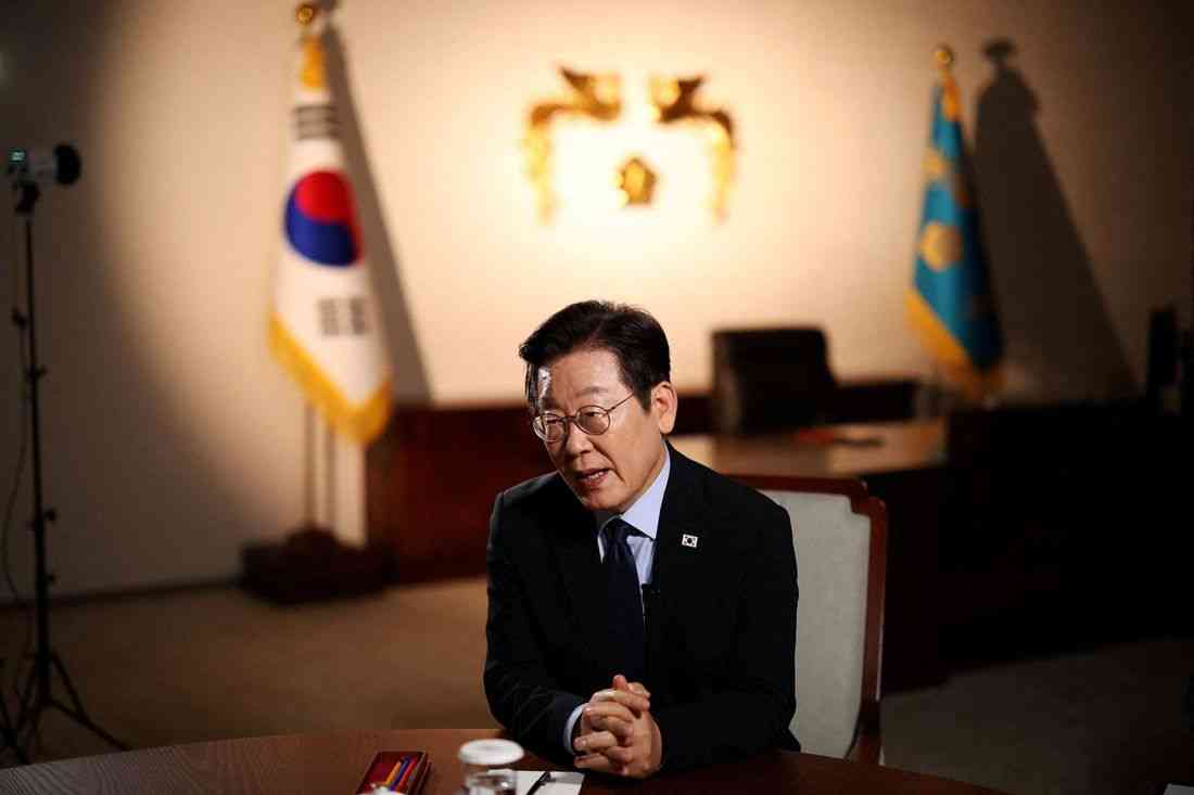 South Korea's Lee favours four-year presidency with re-election permitted