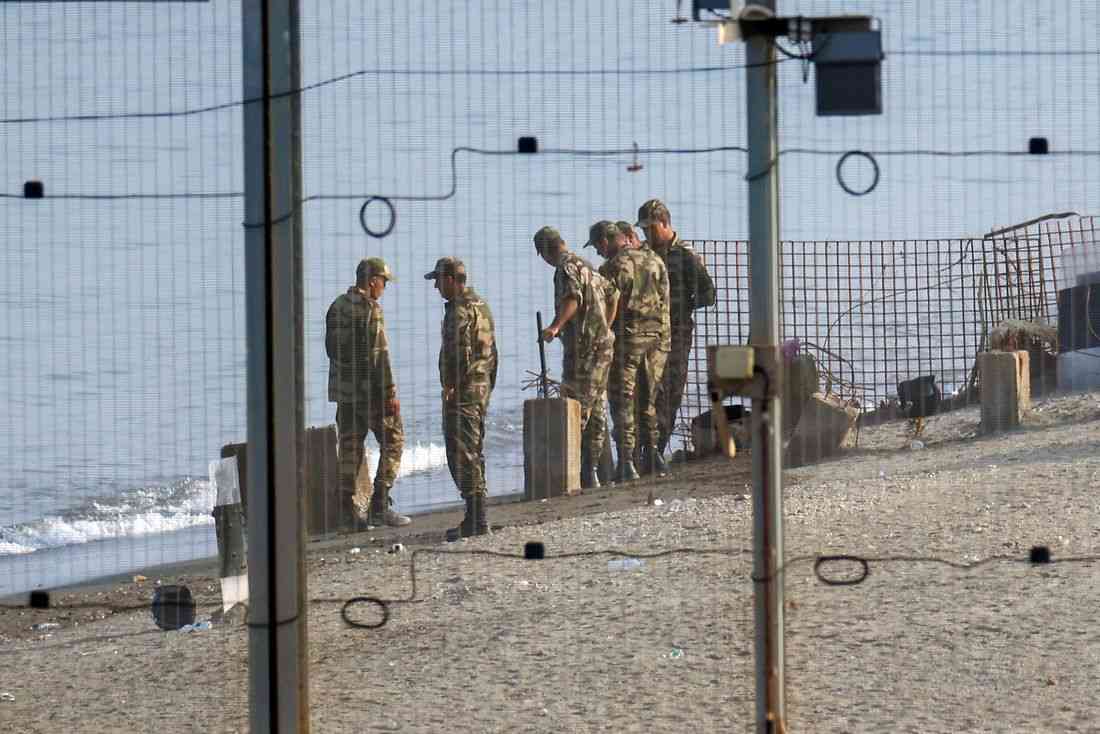 Spain boosts security in Ceuta as calls appear online for another mass border rush