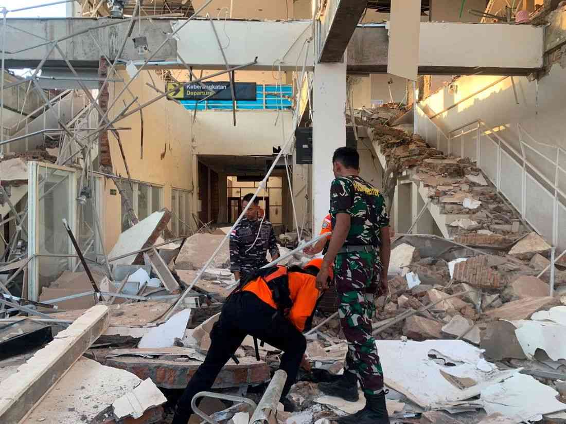 Five dead after magnitude 7.7 earthquake strikes off Indonesia, governor says