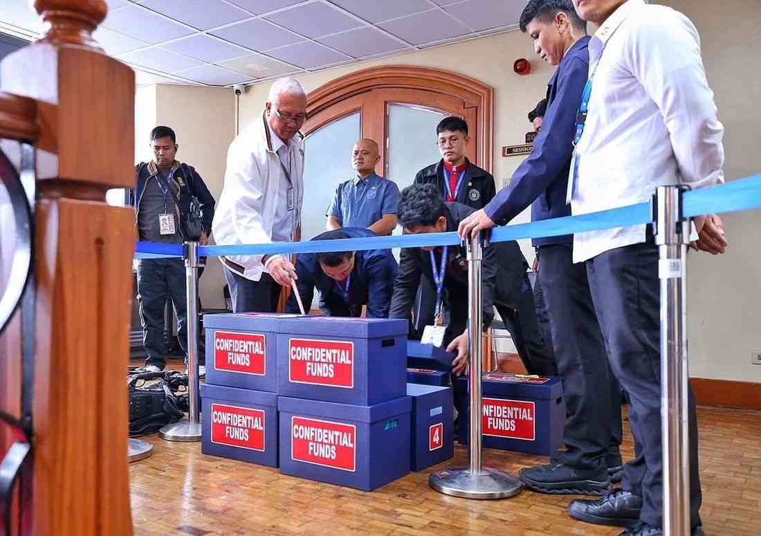 Prosecution presents '15 boxes of confidential funds' documents in VP Duterte impeachment trial