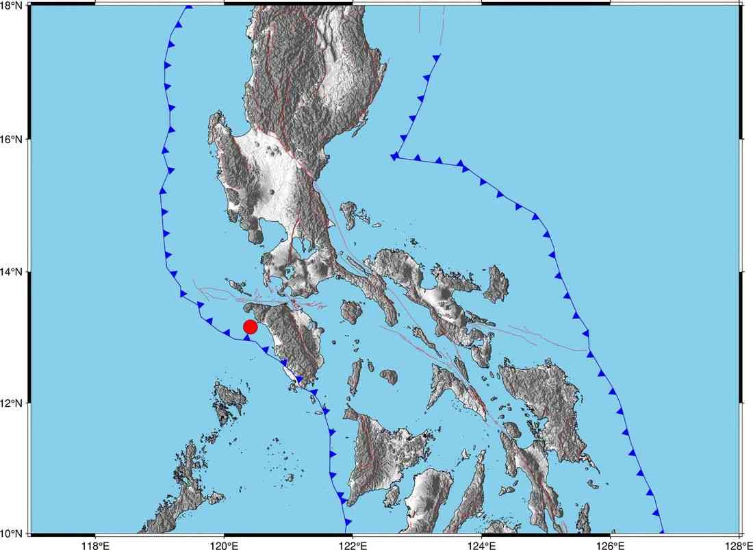 Magnitude 5.8 earthquake jolts Occidental Mindoro; aftershocks expected — PHIVOLCS
