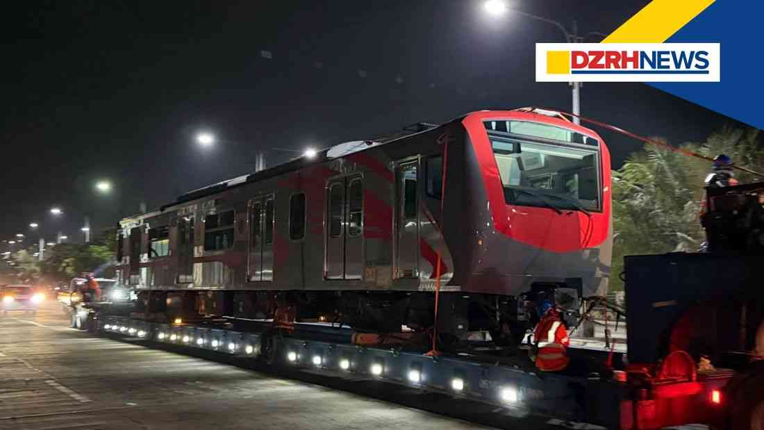 Third NSCR 8-car trainset begins arriving at Malanday Depot