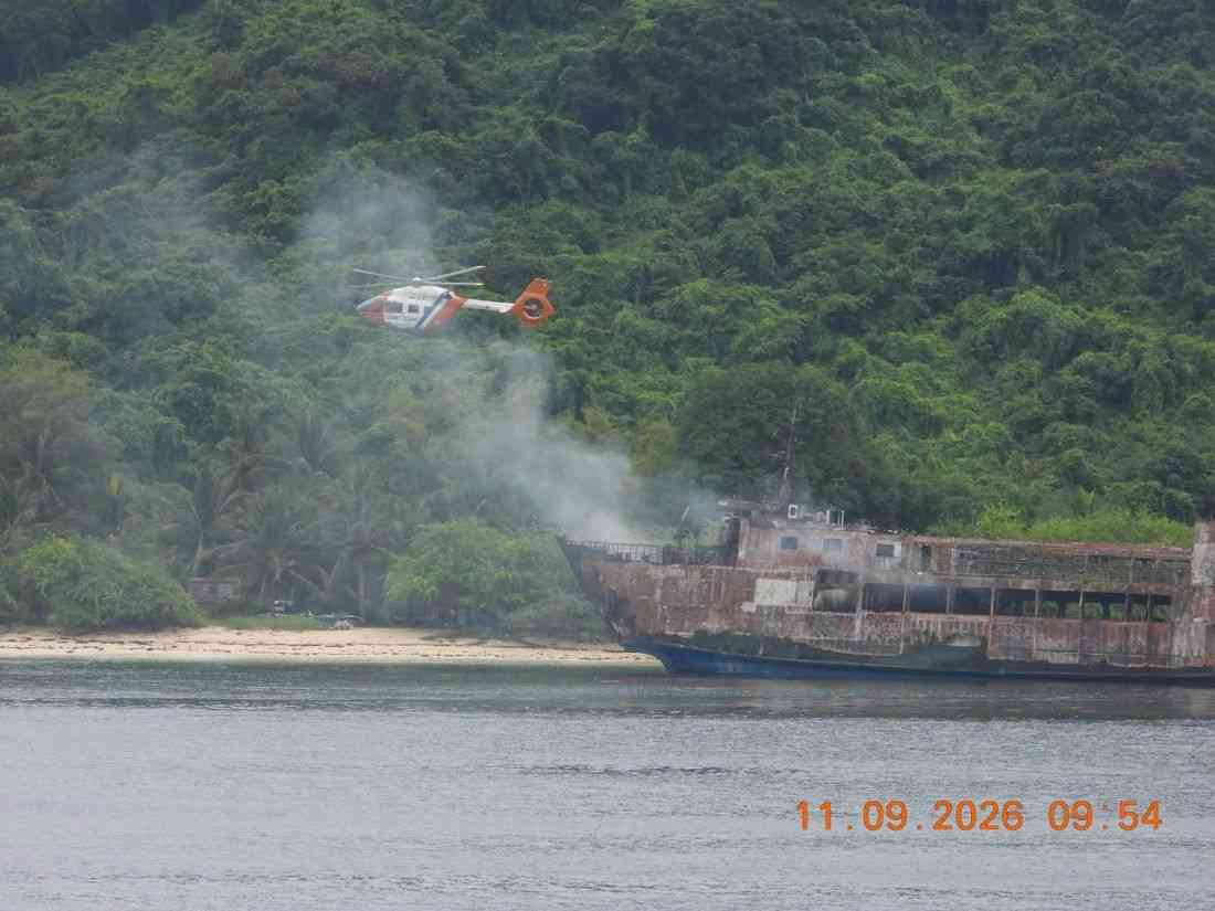PCG: Missing captain of fire-hit MV June Aster has liability