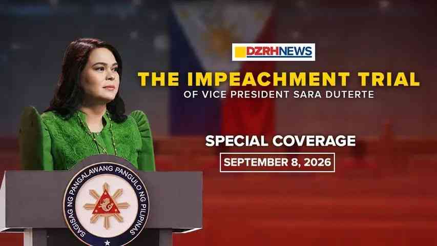 Day 23 of VP Sara Duterte impeachment trial | September 8, 2026
