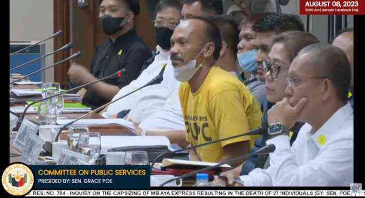 MB Aya Express captain admits bribing PCG crew in Rizal