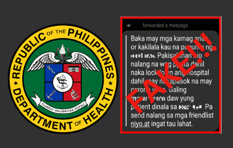 DOH debunks news on 'lockdown' hospital due to COVID-19 patient