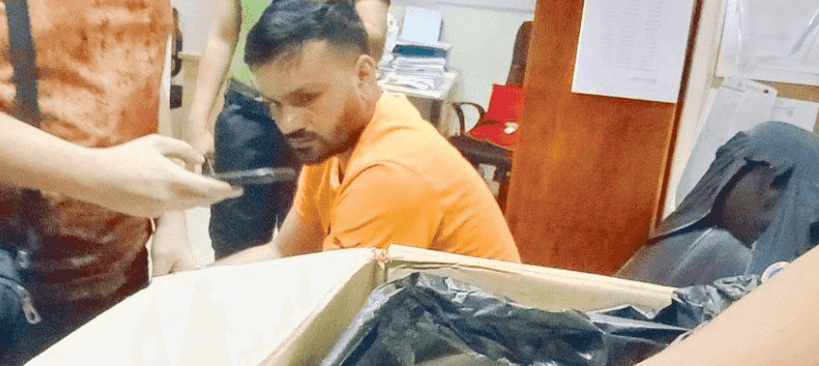 Indian handcuffed after receiving  P1 million opium poppy pods