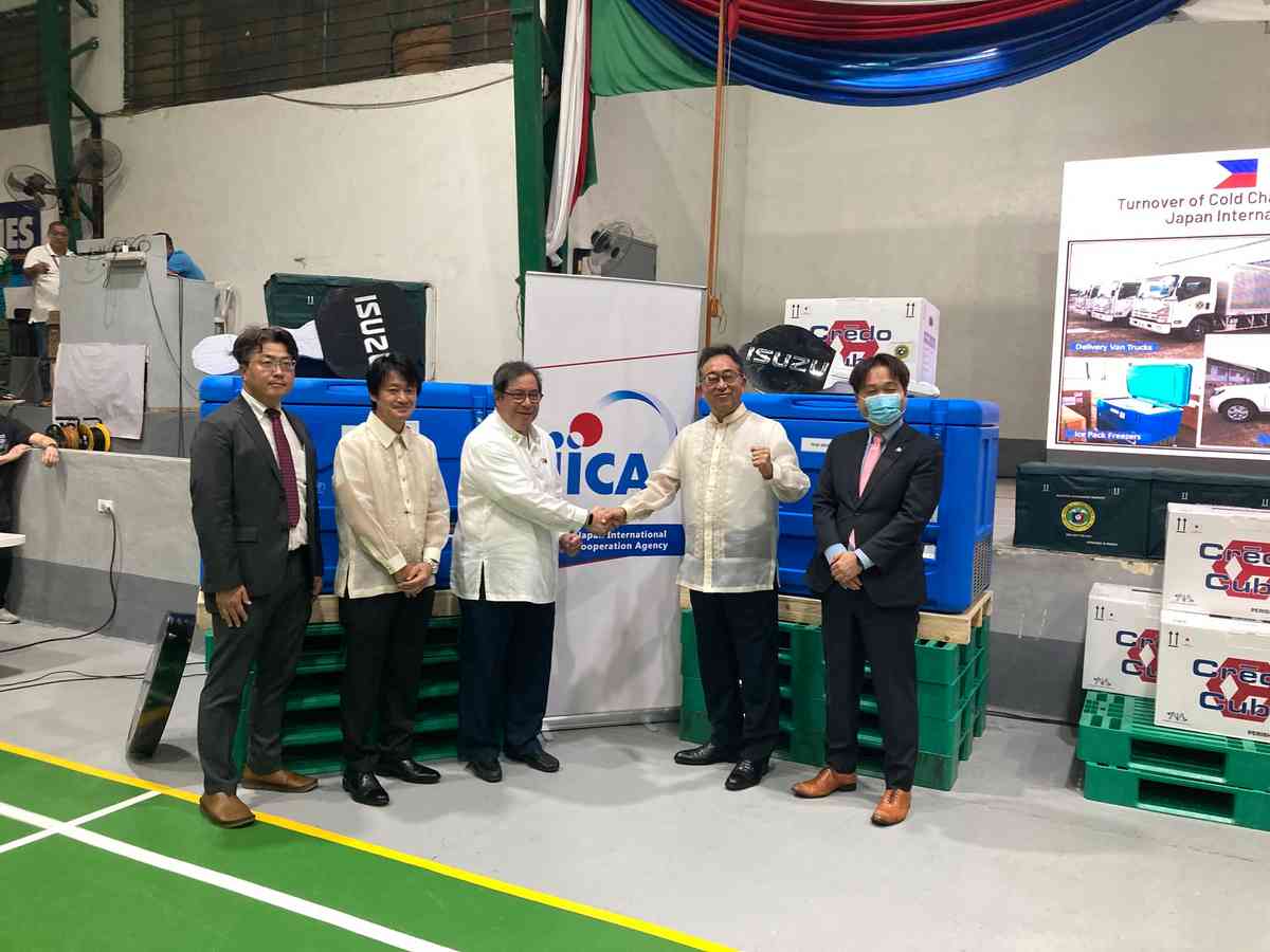 Japan provides support for DOH’s cold chain management and logistics