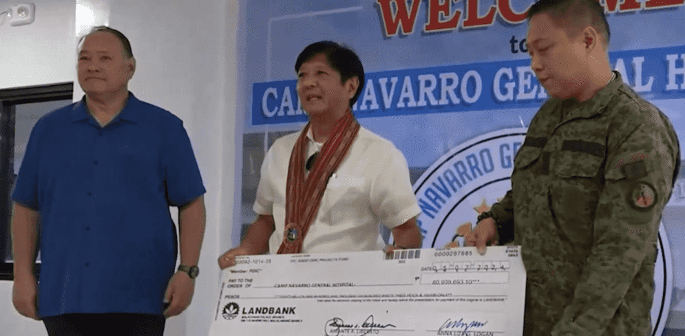 Marcos donates P80 million to WESMINCOM hospital