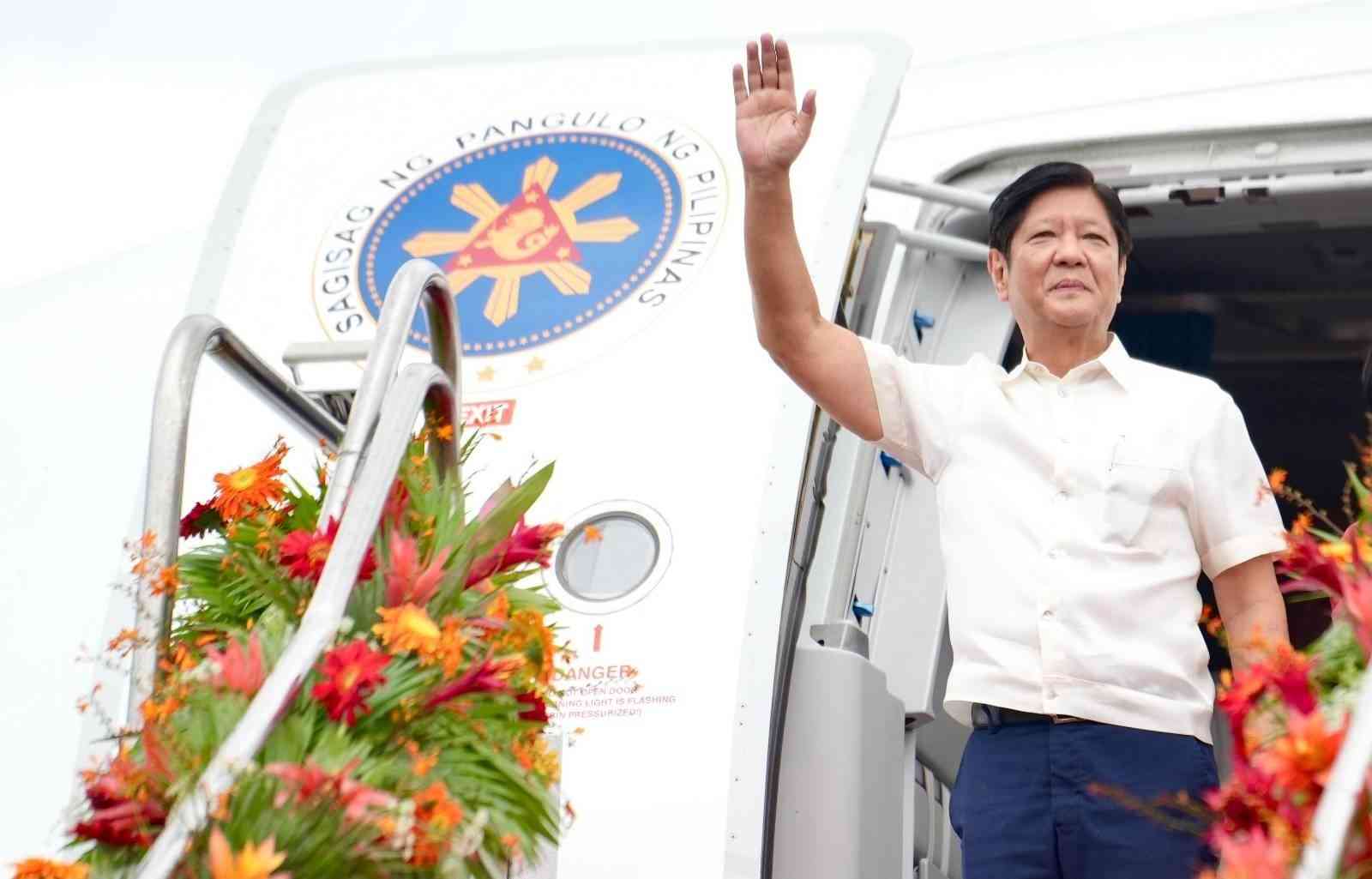 PBBM departs PH on Tuesday for Brunei state visit, Singapore working visit