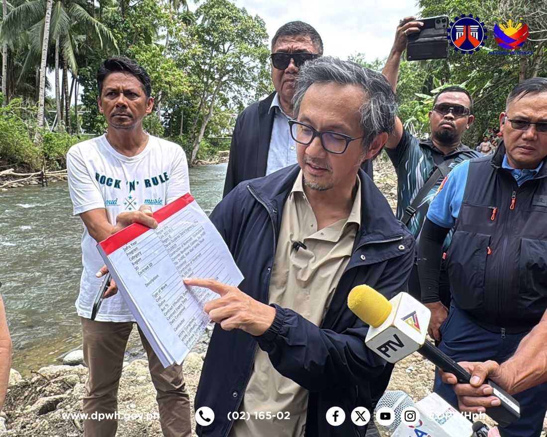 DPWH exposes ghost flood control project in Davao Occidental; project fully paid