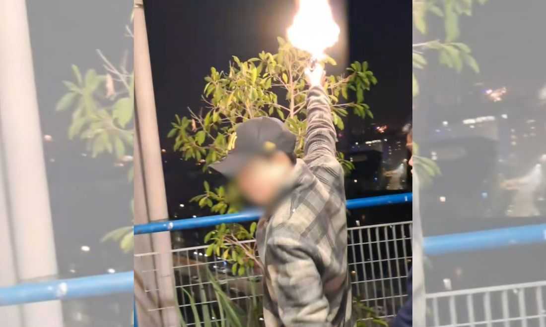 Man who fired gun in viral New Year’s video draws criticism