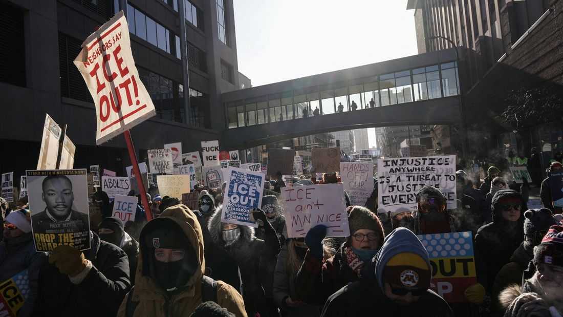 Clergy arrested, businesses shutter as Minnesotans protest Trump's surge in immigration agents