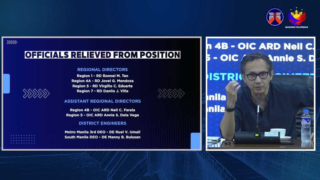 11 DPWH officials relieved from posts — Dizon