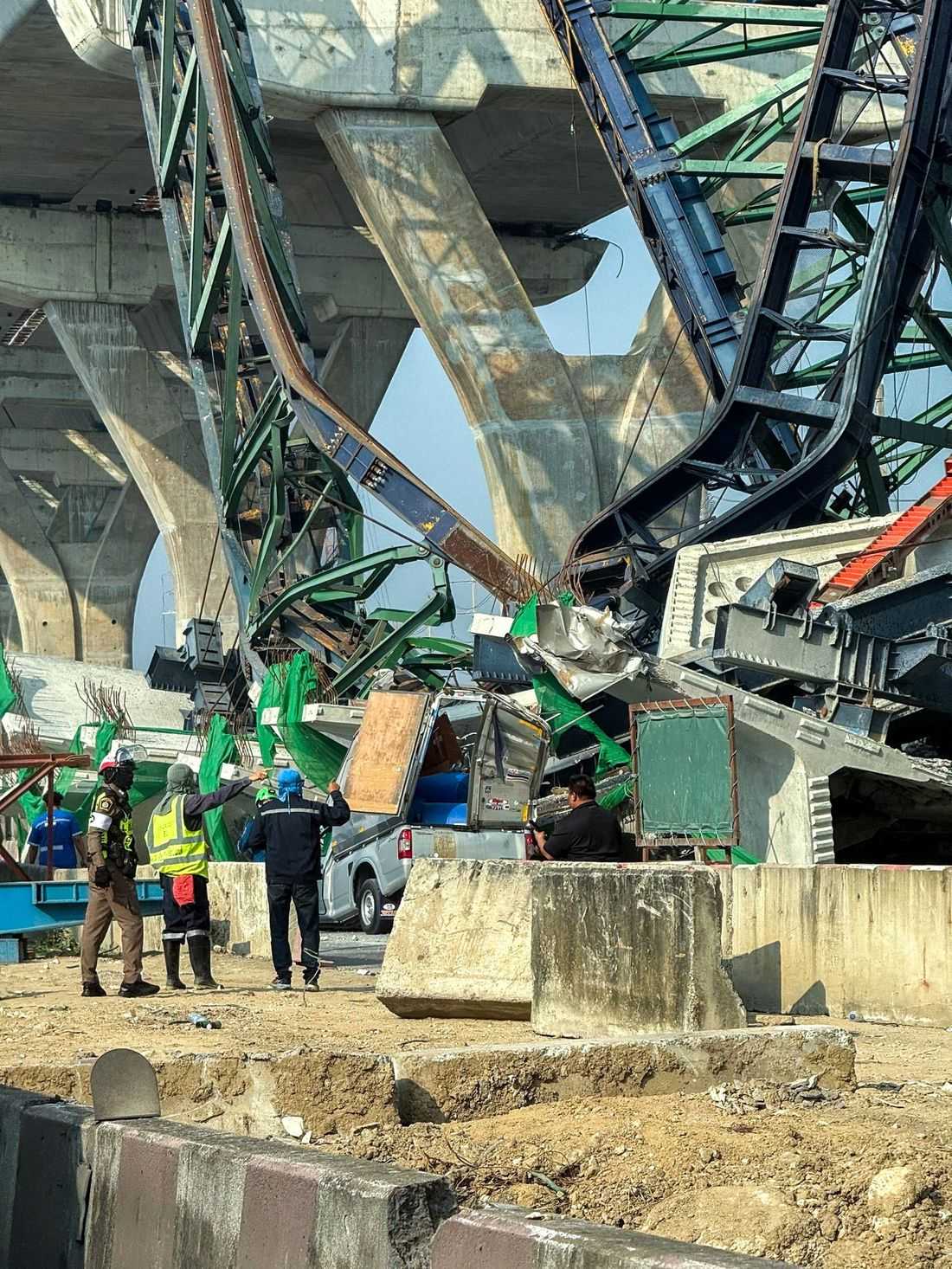 Another crane collapses in Thailand killing 2 people, police say